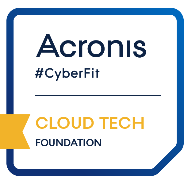 ACRONIS — Cloud Tech Foundation
